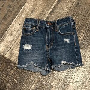 Denim Distressed Kids Shorts